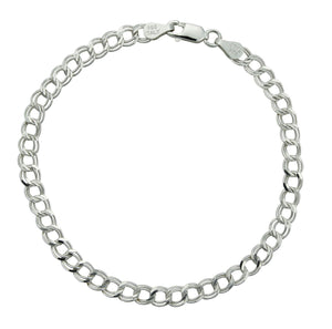 Sterling Silver Double Curb Bracelet