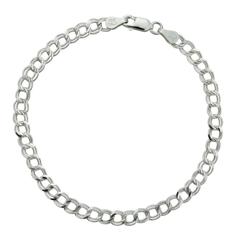 Sterling Silver Double Curb Bracelet