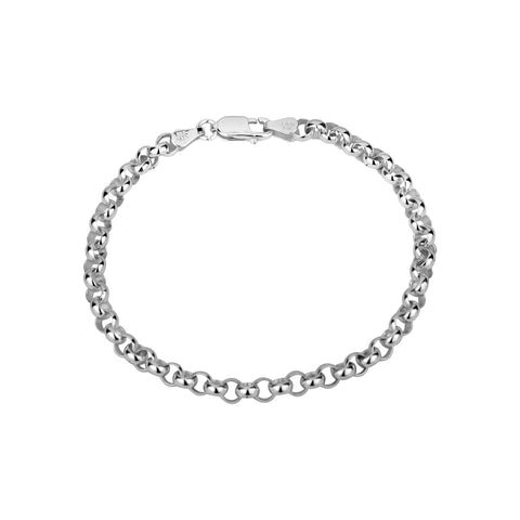 Sterling Silver Rolo Bracelet