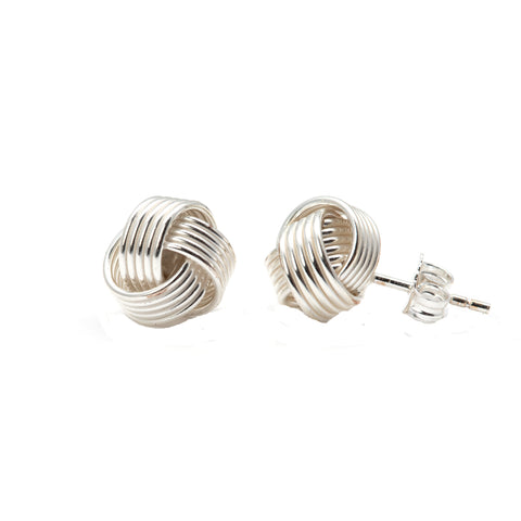 Sterling Silver Loveknot Studs